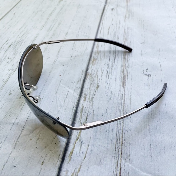 Cerruti 1881 Brown Lense Rimless Wrap Metal Arm Sunglasses C7217 A 120 - Picture 6 of 9